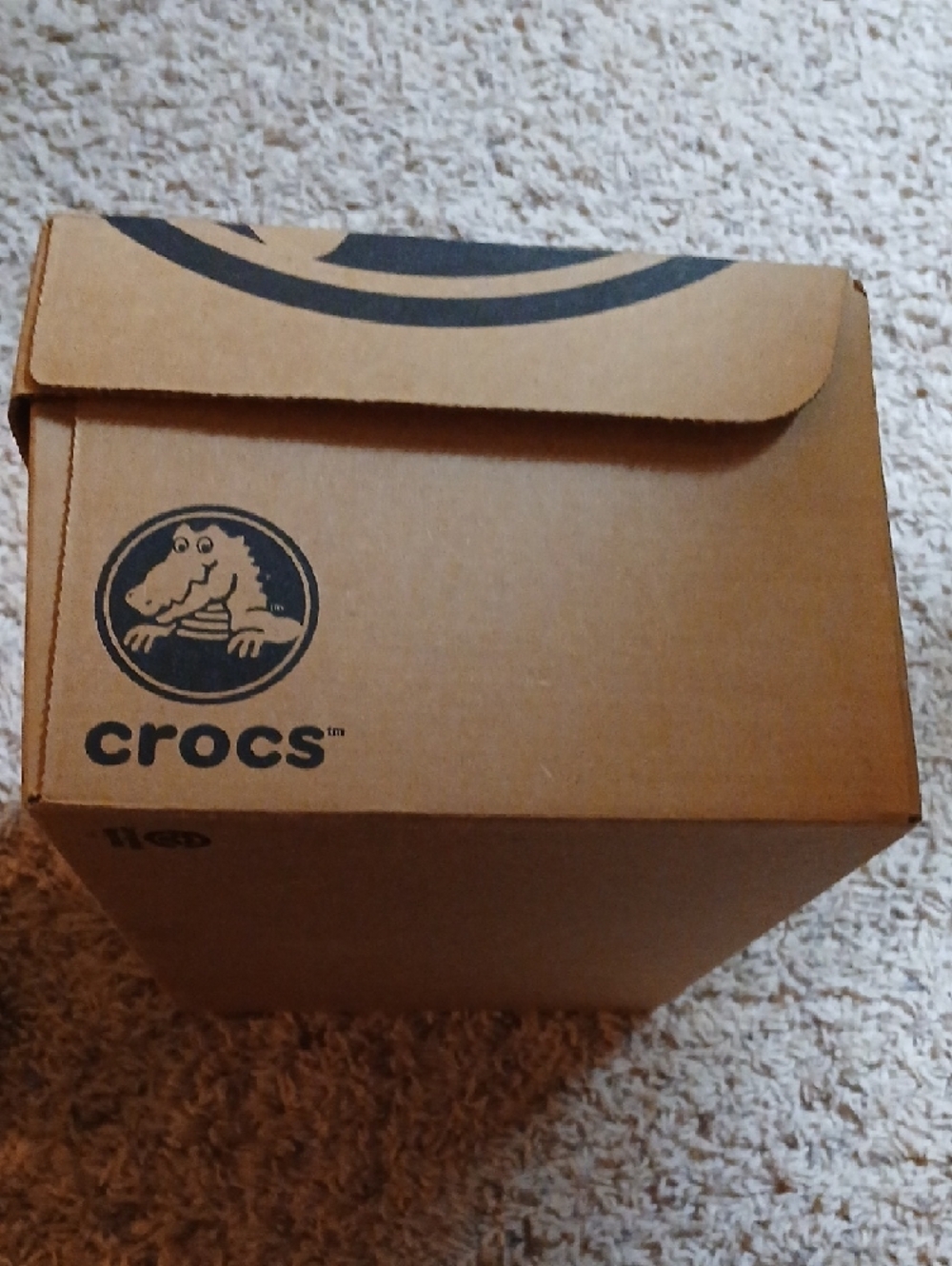 CROCS Brown Multi-Strap Slide Sandals - Picture 7 of 8